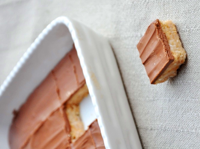 Torta al cocco e cioccolato senza cottura