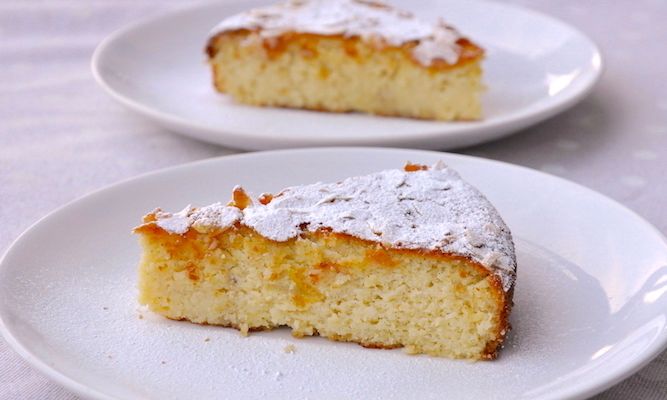 Torta di mandorle e ricotta senza farina