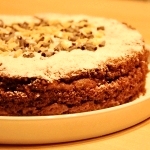 Torta senza glutine farcita al cioccolato