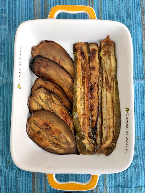 Verdure al forno marinate all'aceto